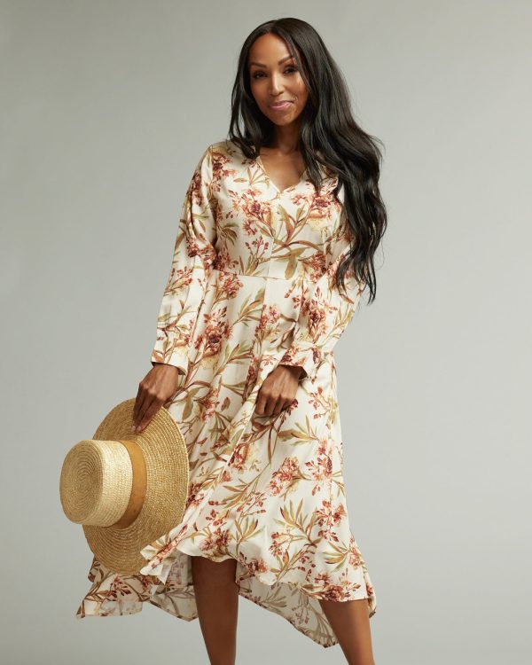 Tropical Flared Dress